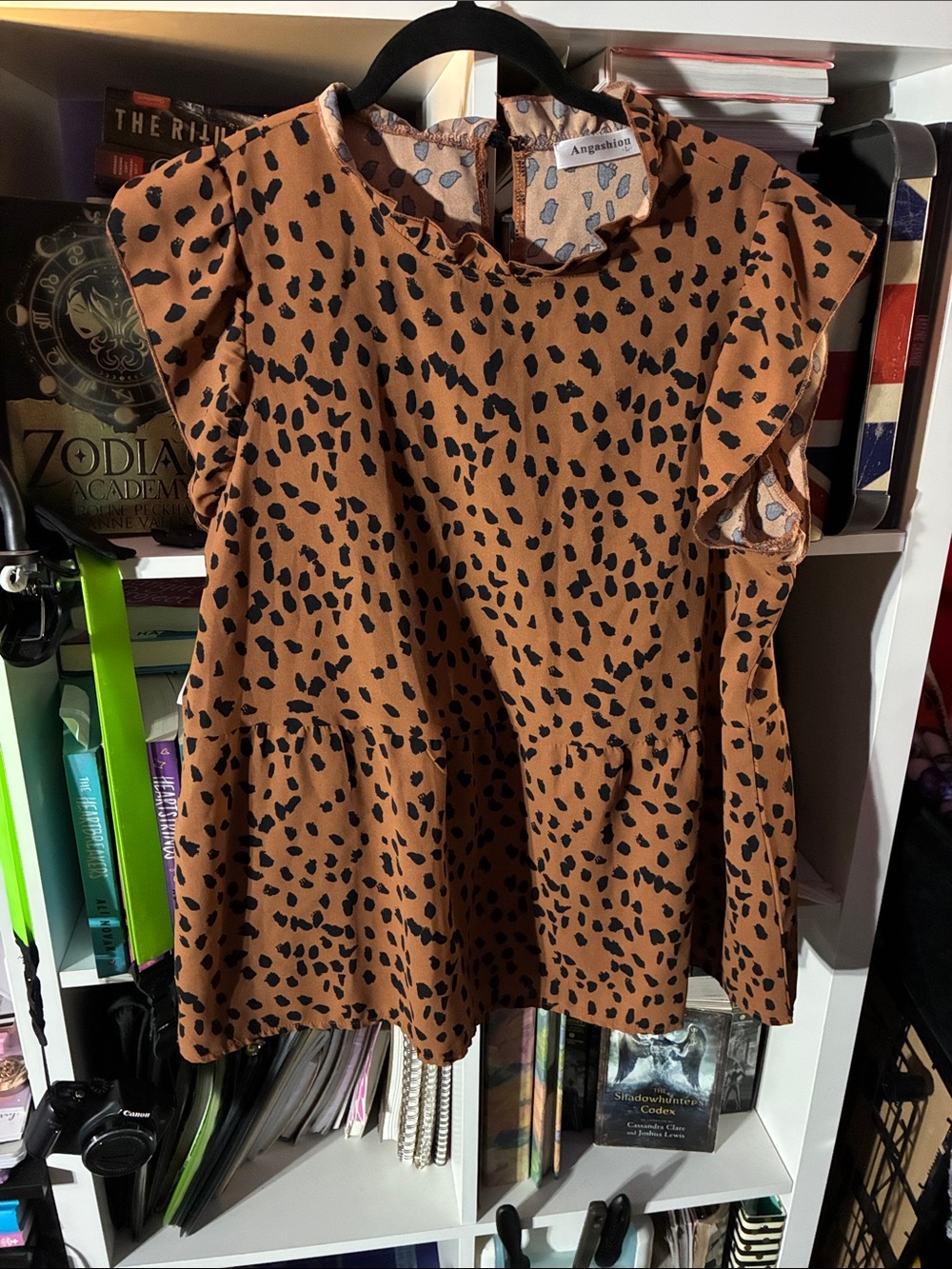 Animal print blouse